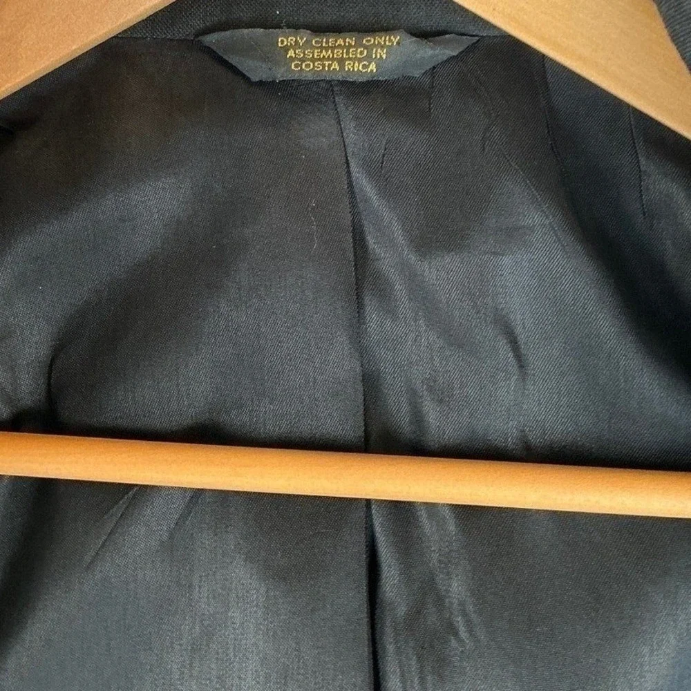 Barry Manufacturing Mens Tuxedo‎ Jacket Black Single Button Peak Lapel Blazer